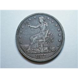 1877 Trade $  VF original undipped