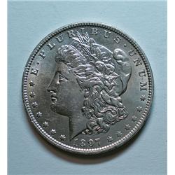 1897O  Morgan $  AU 58  MS60 GS bid = $575