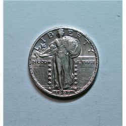 1927 Standing Liberty quarter  AU58/55