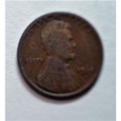 1914D Lincoln penny nice color G/VG