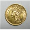 Image 1 : Scarce 1862 Civil War $1 GOLD  MS62 with slightly rotated reverse