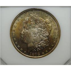 1878CC Morgan $  PCI old holder MS65. coppery tone. Coin looks as good as many