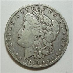 1893O Morgan $  VF