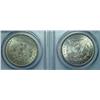 Image 1 : 1885 PCGS62 and 1901O PCGS63  Morgan $