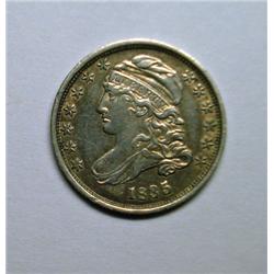 A beauty of a type coin--1835 dime undipped natural tone  XF45