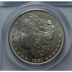 1881S PCGS64  Morgan $
