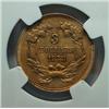 Image 2 : 1878 $3 Gold NGC AU Details Cleaned. Very Light Cleaning
