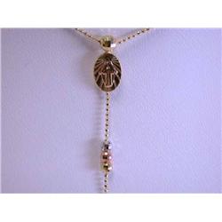 14k Tri-color Gold Necklace