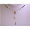 Image 2 : 14k Tri-color Gold Necklace