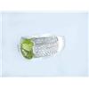 Image 2 : 18k White Gold Ring with Diamonds and Peridot