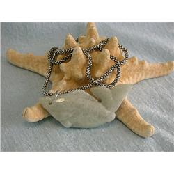 Silver Necklace with Jade Pendant