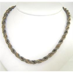 Tiffany & Co 14K Yellow Gold / Silver Necklace