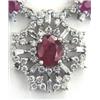 Image 2 : Diamond & Ruby Necklace