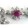 Image 3 : Diamond & Ruby Necklace