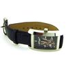 Image 3 : Ed Hardy Men's First Class Leather Strap Watch -
