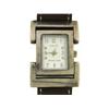Image 1 : Rectangular Leather Strap Watch by Ecclissi