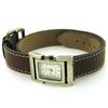 Image 2 : Rectangular Leather Strap Watch by Ecclissi