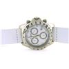 Image 3 : Rotary Ladies Stone Set Mother of Pearl Chronograph Watch