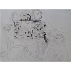 PABLO PICASSO Signed Etching Spanish