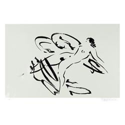 Reuben Nakian, Leda and the Swan 4, Etching