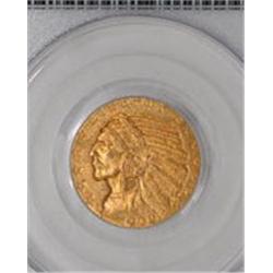 1909-D $5 GOLD INDIAN MS63 PCGS (CAC)