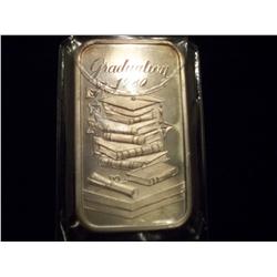 .999 One Troy Oz Fine Silver Graduation Bar