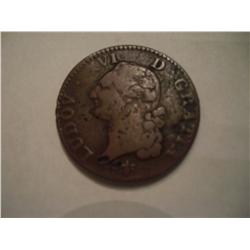 VERY RARE1781 French Ludov XVI D Gratia