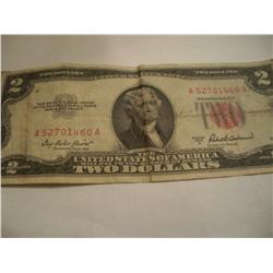 1953-A $2 Red Seal Note