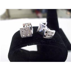 14K Gold Diamond Earrings