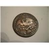 Image 2 : RARE 1856 Mexico Copper 1/4 Real
