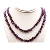 Image 1 : Amethyst uncut beads 265.0 ctw Necklace