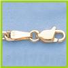 Image 1 : Genuine 16" 14kt Italian Gold-Yellow or White 3.0mm, D/C  Boston Chain Gauge:080, 10gr