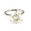 Image 2 : 5.83.00 ct Round cut Diamond Solitaire Ring,  H-K, SI-I