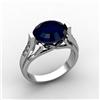 Image 1 : Genuine 6.09 ctw SapphireRing 10kt White or Yellow Gold