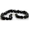 Image 2 : Natural Big Black Spinal Necklace with clasp