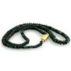 Image 1 : Natural Emerald Necklace 40.89ctw with brass clasp