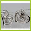 Image 1 : Genuine 0.280 ctw Diamond Earring 18kt Gold-White