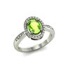 Image 1 : Periodt 1.60 ctw & Diamond Ring 18kt W/Y  Gold