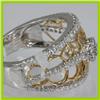 Image 1 : Genuine  0.79 ctw Diamond Ring 18KT 2 TONE