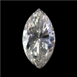 Genuine Marquise Loose Diamond 0.61ctw, G-H color/SI-I