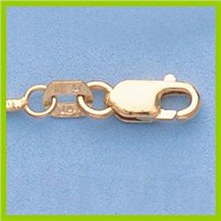 Genuine 16" 14kt Italian Gold-Yellow or White 1.1mm, D/C Snake Chain Gauge:030, 4.9gr