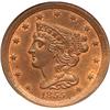 Image 2 : Half Cents  1855 C-1 R1  PCGS MS64 RB