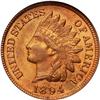 Image 2 : Small Cents 1894 DoubDate PCGS MS64 Red