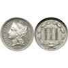 Image 1 : Three-Cent Nickels 1885 NGC PR67