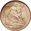 Image 2 : Half Dimes 1861 PCGS MS65