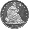 Image 2 : Half Dollars 1873 NA NGC PR65