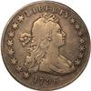 Image 2 : Bust Dollars 1796 SD, LL  B-6. Fine 15