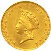 Image 2 : Gold Dollars 1855-O Type 2. AU58