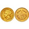 Image 1 : Three-Dollar Gold 1864 MS60 PL