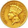 Image 2 : Three-Dollar Gold 1864 MS60 PL